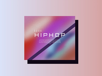 Hiphop poster concept design minimal poster uidesign
