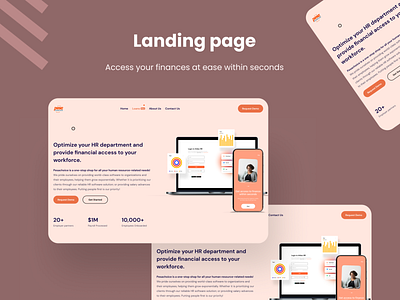 Web landing page app banking branding business dashboard design hero section homepage landing minimal ui uidesign ux