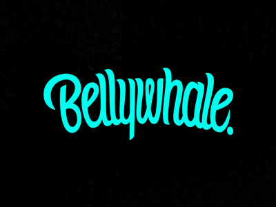Bellywhale - Custom Script apparel brand custom typo design graphic graphic design lettering logo script street typography