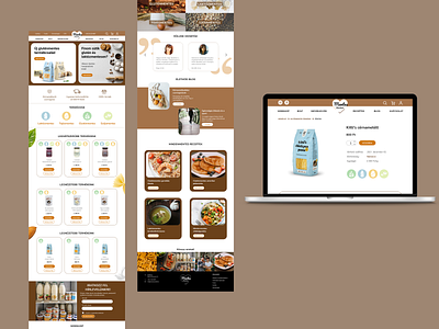 Mentes Market webshop design