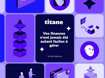 Titane - Brand identity for advertising support advertising app baas bank branding design design system illustration saas ui ux