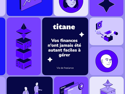 Titane - Brand identity for advertising support advertising app baas bank branding design design system illustration saas ui ux