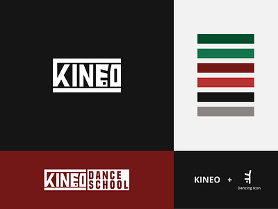 Kineo | Brand identity brand identity branding color palette flat logo logo concept logo design minimalist vector