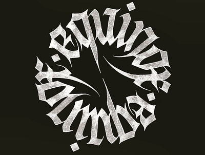 Equinox Calligraphy Design black and white blackletter calligrafia calligraphie calligraphy calligraphy and lettering artist calligraphy artist digital calligraphy equinox fraktur graphic design illustration
