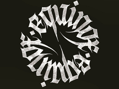 Equinox Calligraphy Design