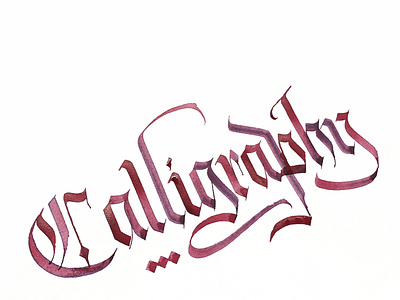 Blackletter Calligraphy