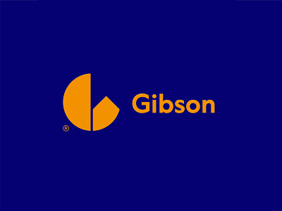 Gibson g house investor logo negativespace real estate