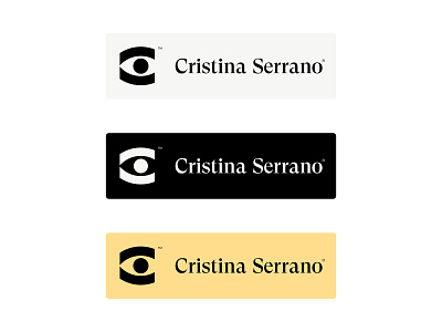 Cristina Serrano — Gestalt Therapy and Healing Writing branding c eye logo logotype symbol