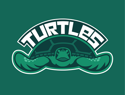 Turtles - Team Logo Design design emblem illustration illustrator logo logodesign logodesigner logomark teamlogos turtles vector wormark