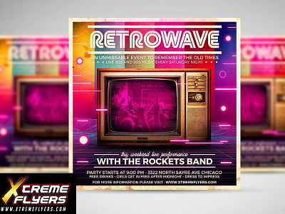 Retro Flyer Template