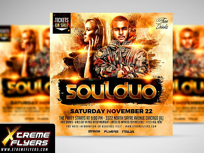 Saturday Night Flyer Template - XtremeFlyers