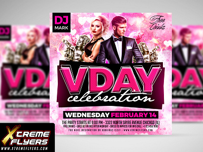 Valentines Day Flyer Template