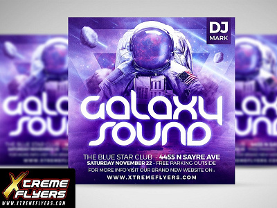 Futuristic Club Flyer Template