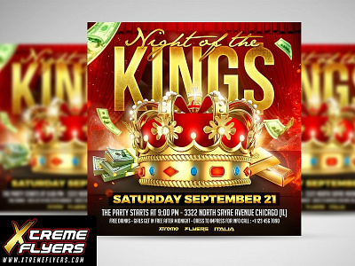 Night Of Kings Party Flyer