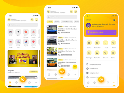 Kuneng Market - Marketplace Mobile App android app app branding e commerce graphic design ios app marketplace mobile app ui ux