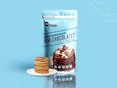 Pancake Packaging Design - Raw Chocolatey