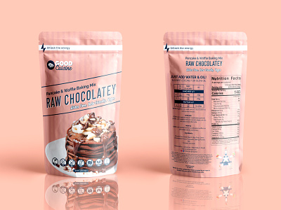 Pancake Packaging Design - Raw Chocolatey