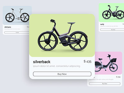product card animation app bike card branding card design head header header ui illustration logo product card shopping card ui