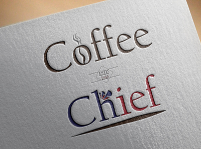 Cofee_Chief Logo Design branding card design company logo design graphicdesign typography ui