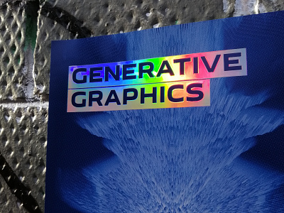 Poster "Generative graphics" animation artivive generative generativegraphics graphic design poster posteranimation prepress touchdesigner