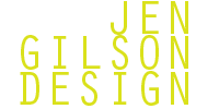 Jen Gilson Design Logo brand personal logo