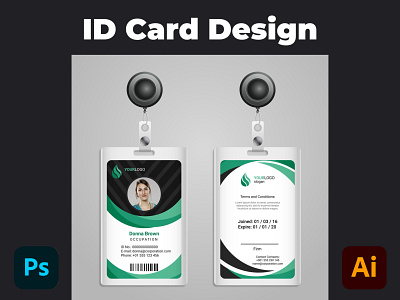 Id Card Design branding design graphic design illustration logo vector