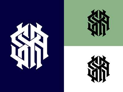 XSA Monogram logo for clothing brand