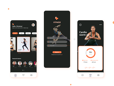 Fitness App UI Design