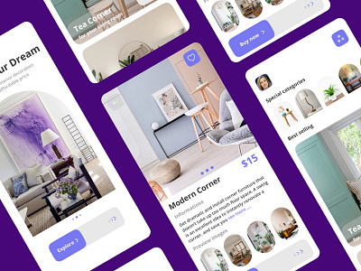 Interior Decor App Designs, Themes, Templates And Downloadable Graphic 