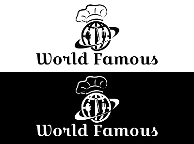 World Famous branding creative design flat graphic design illustration logo minimal vector versatile