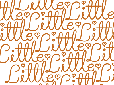 Little Love lettering script