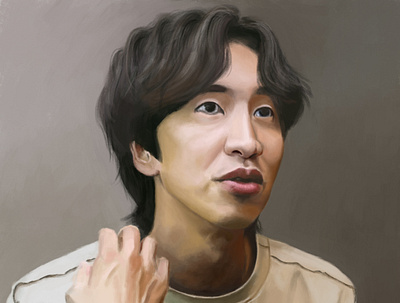 Lee Kwang Soo digital portrait digital portrait digitalart