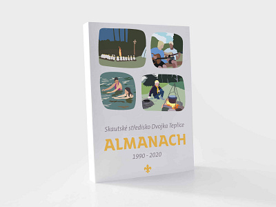 Almanach book cover book cover design scouts