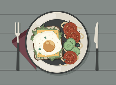 Bon Appetit! design flat illustration illustrator minimal vector