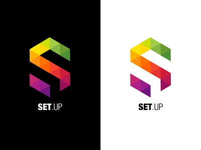 SET.UP - logo branding design illustration logo vector