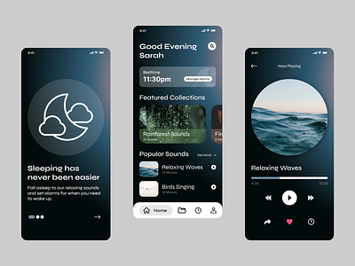Sleep App - Mobile Design
