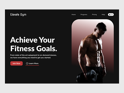 Gym Landing Page