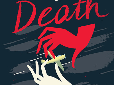 Death book cover book jacket hand lettering illustration kidlit