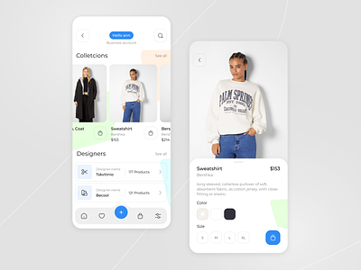 E-commerce design e-commerce fashion mobile ui uiux ux uxui webdesign