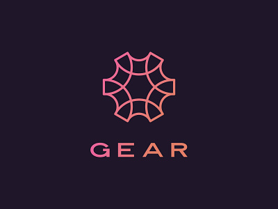 Gear LOGO abstract logo creative logo design gear gear logo logo logo design