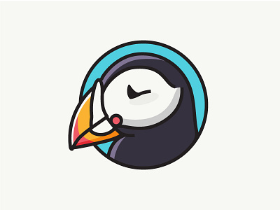 Puffin bird logo puffin