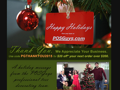 Happy Holiday Email email fast html quick video