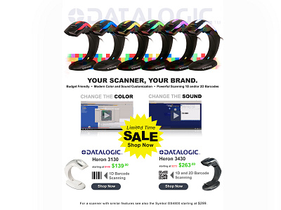 Danger Will Robinson! advertisement barcode scanner design marketing product promotion promo promotional sale web web content web design website