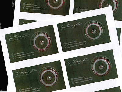 Spot Gloss Sketchies brainstorm business cards redline rough unedited wip