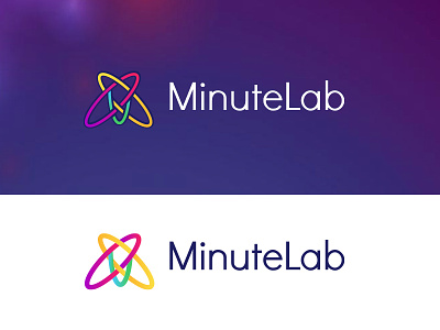 Minutelab Logo branding devops logo space
