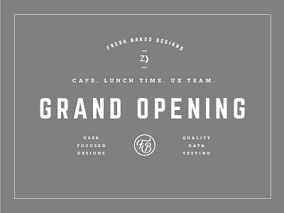 Grand Opening design handlettering invitation typography ux