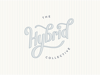 The Hybrid Collective conference hand lettering lettering logo photography