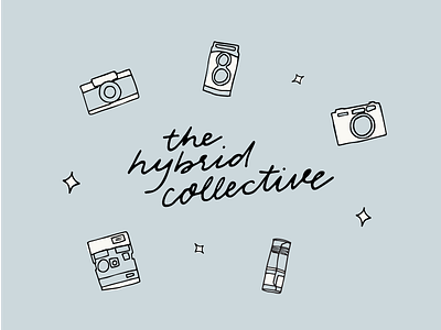 The Hybrid Collective camera digital film hand lettering illustration photography