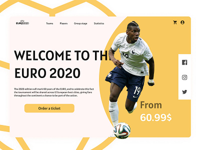 Euro2020 design ui