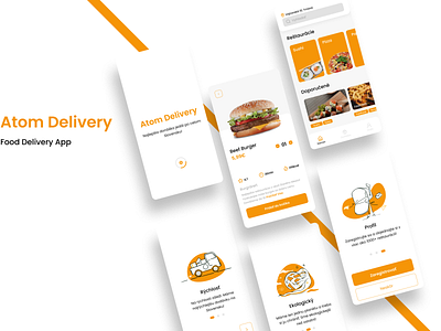 Food Delivery App food food delivery food delivery app mobile mobile app mobile design mobile ui slovak slovakia ui
